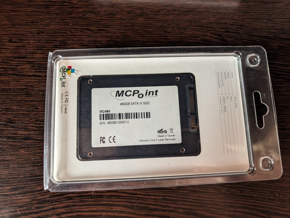 Продам новый ssd 480gb.
