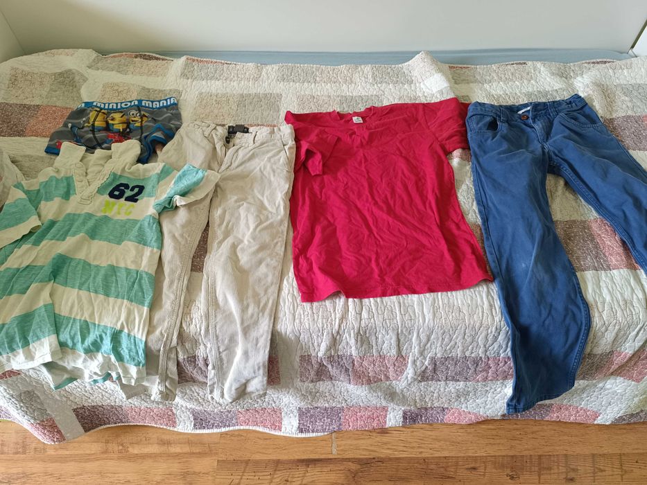 Джински и тениски за момче 10-12 г.