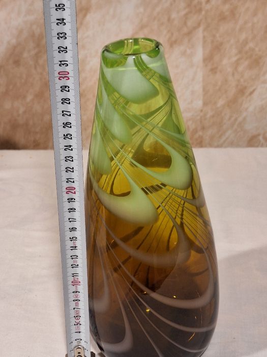 Голяма тежка ваза италия мурано