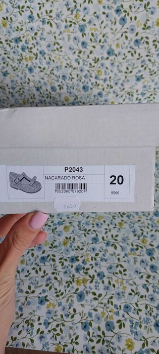 Обувчици, пантофки, балеринки с панделка в розово 20 номер