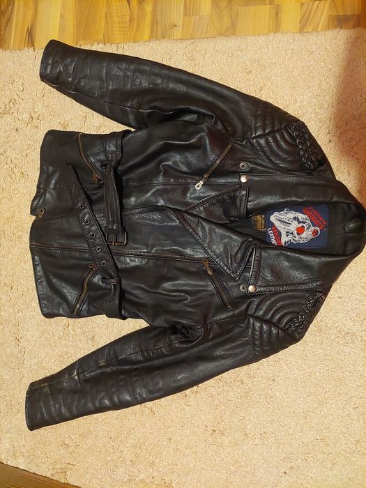 Geaca de dama moto,chopper,rock,piele,model clasic,vintage
