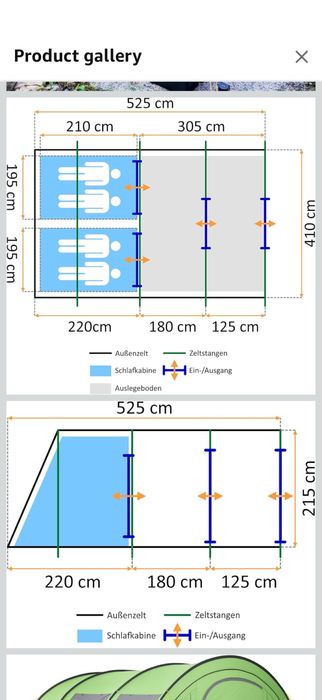 Cort CampFeuer Relax6- 6 persoane