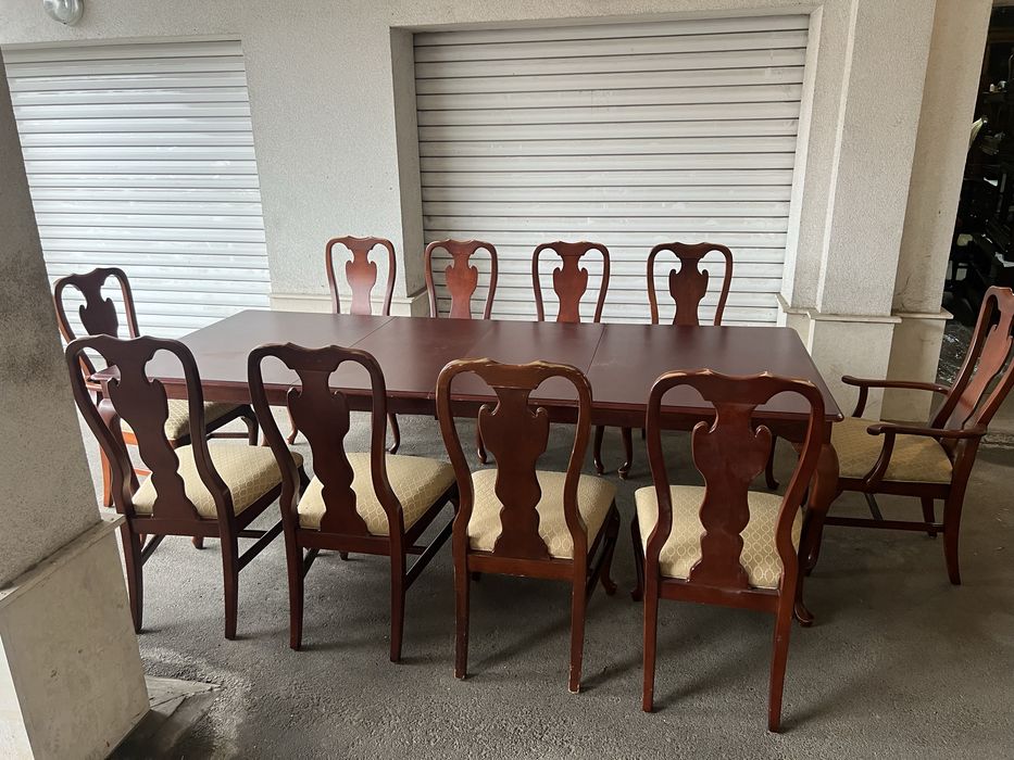 Правоъгълна трапезна маса и столове DREXEL HERITAGE