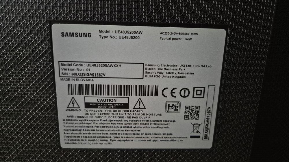 Televizor LED Smart Samsung, 121 cm, 48J5200