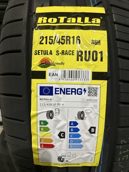 Нови летни гуми ROTALLA RU01 215/45R16 86H БОРД 2154516