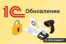 1С  Программист Обновление, настройка, изменения