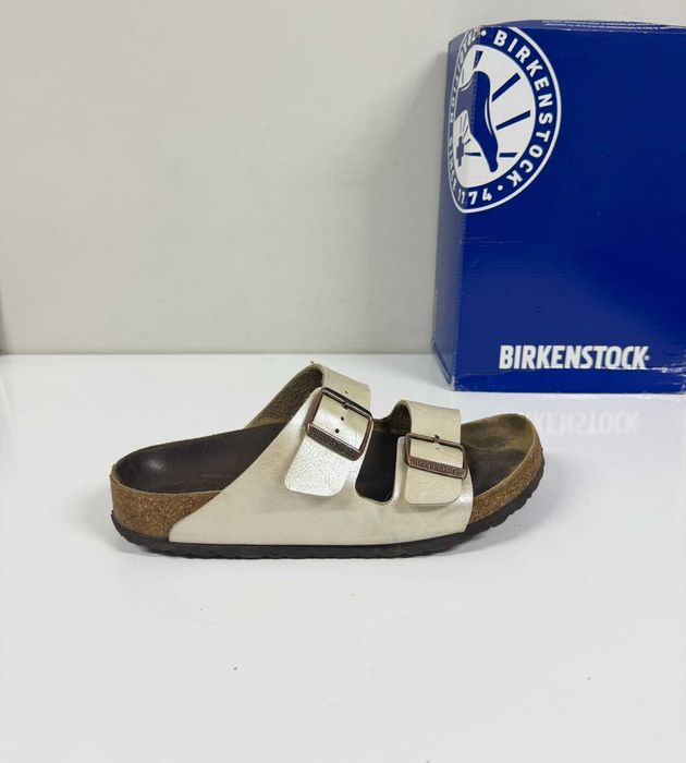 Birkenstock Arizona Metallic Gold