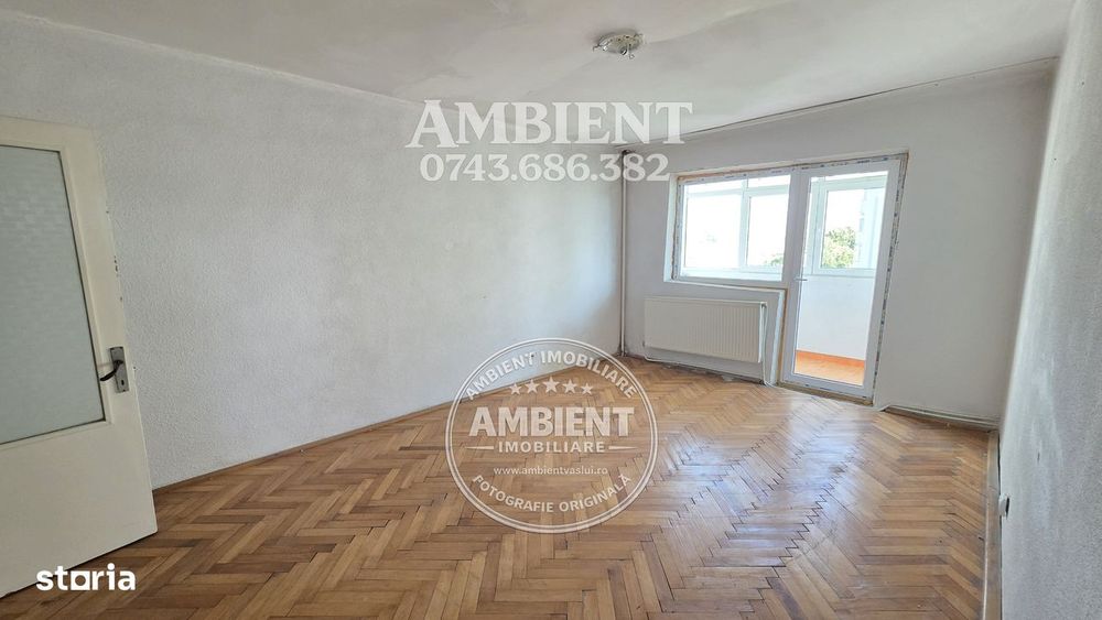 Apartament cu 2 camere, etaj 6 cu lift, VASLUI - zona CENTRU - AUROCOR