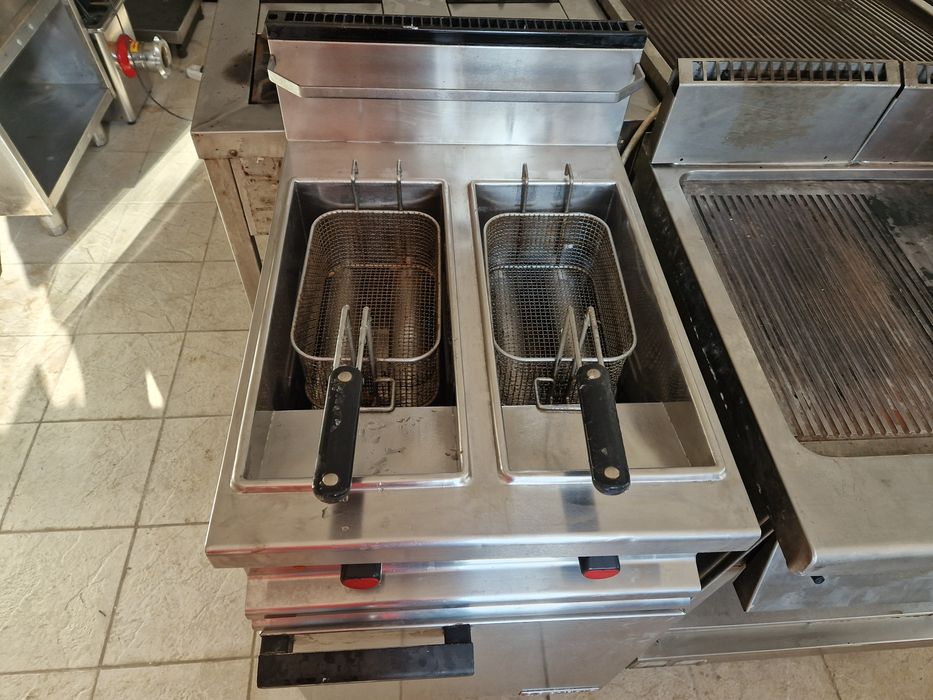 Friteuza dubla de.putere, gaz sau curent 380v