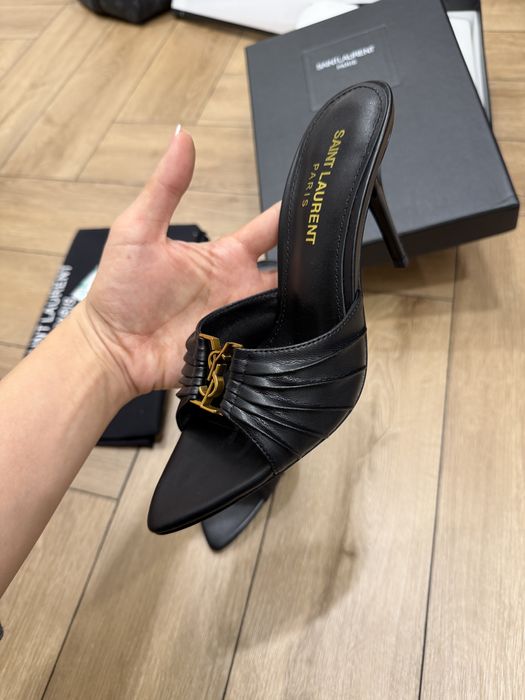 Туфли мюли YSL yves saint laurent