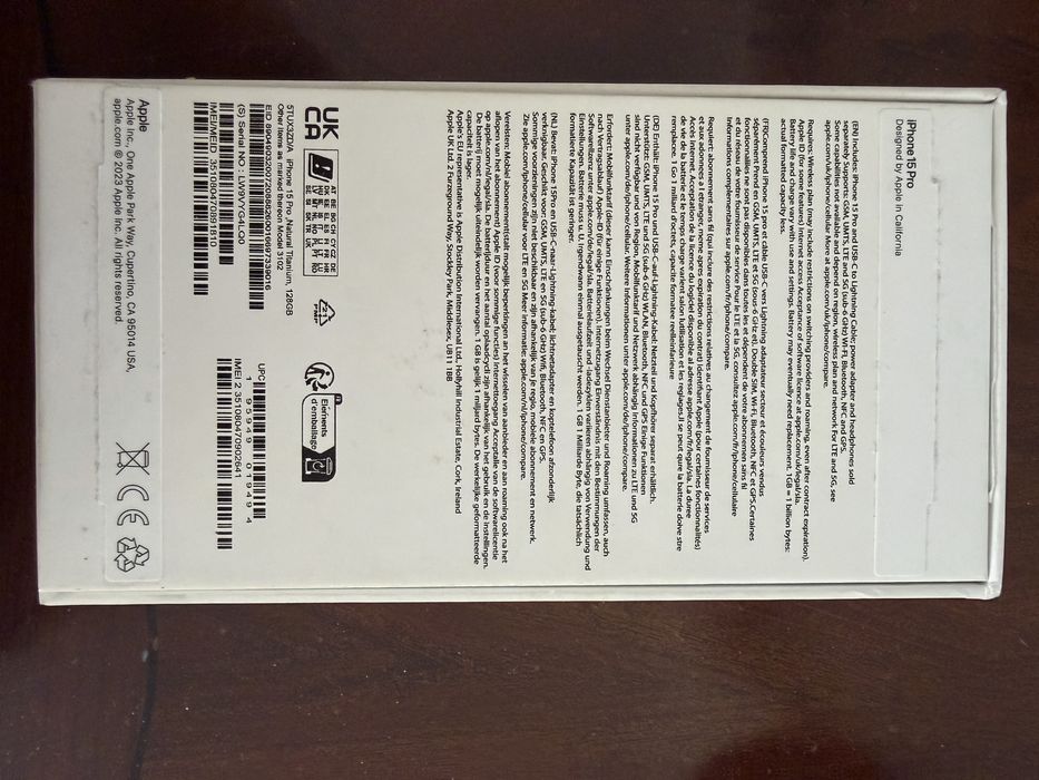 IPhone 15 Pro, 128 Гб