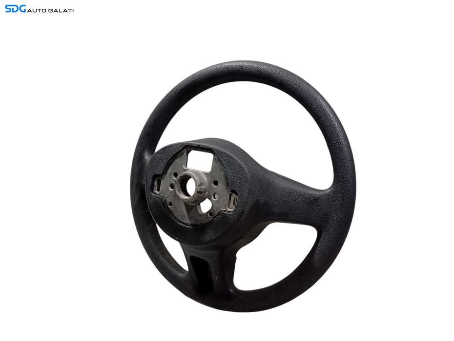Volan din Plastic Venilin in 3 Spite cu Uzura Volkswagen Golf 6 2008 - 2013 Cod 5C0419091 (Uzura Centru Sus) [LC0874]