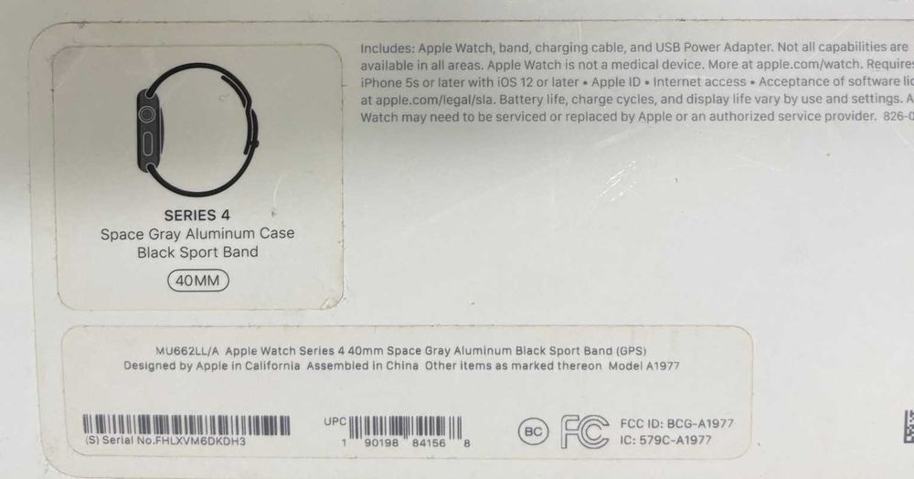 Ceas pentru copii,  seria 4, Fără iCloud, De piese