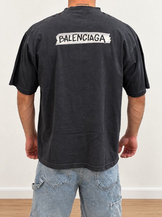 Tricou Balenciaga Distressed