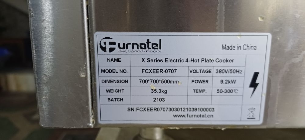 Elektro pech Электронной плита 380v