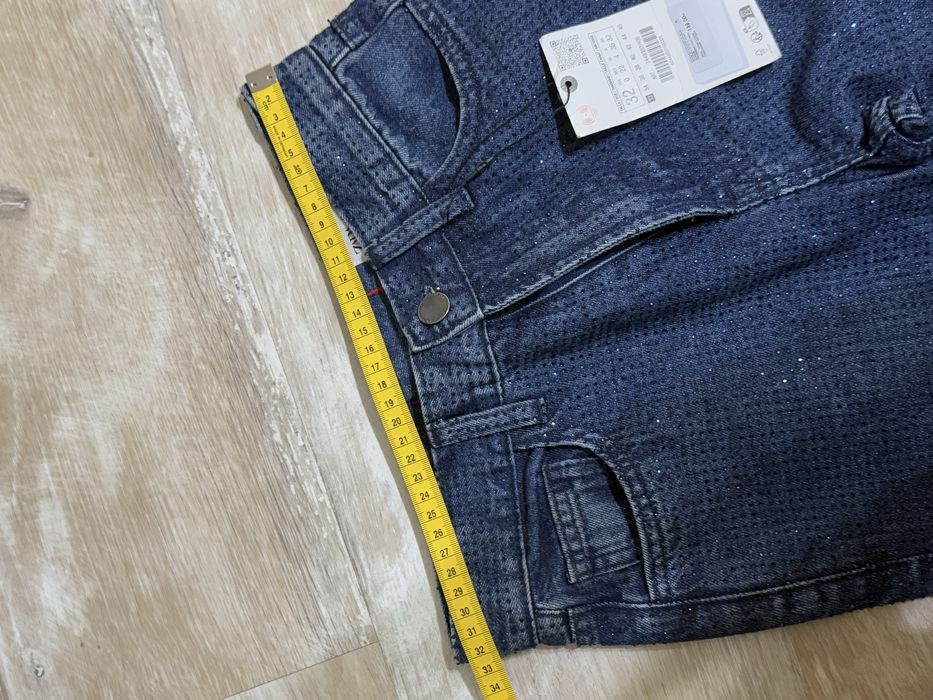 Дънки с камъчета Зара