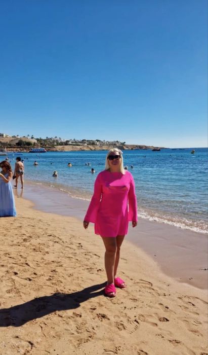 Пляжная туника сетка