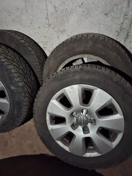 Set 4 jante Audi R16 +anvelope de iarna