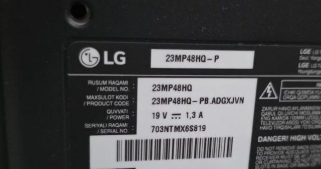 Продается Монитор LG 24" 75Ghz