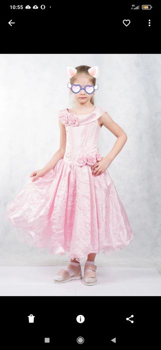 Платье для девочки на 6-7 лет