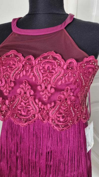 Rochie Max&CO cu franjuri masura 40IT,noua ,Made in Italy.