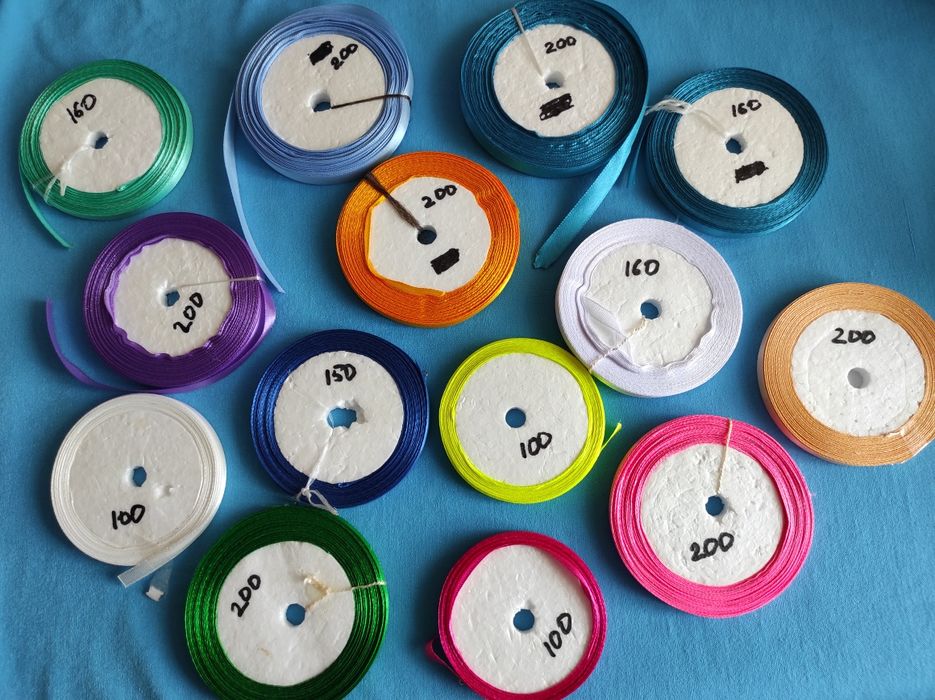 Ленты атласные для рукоделия