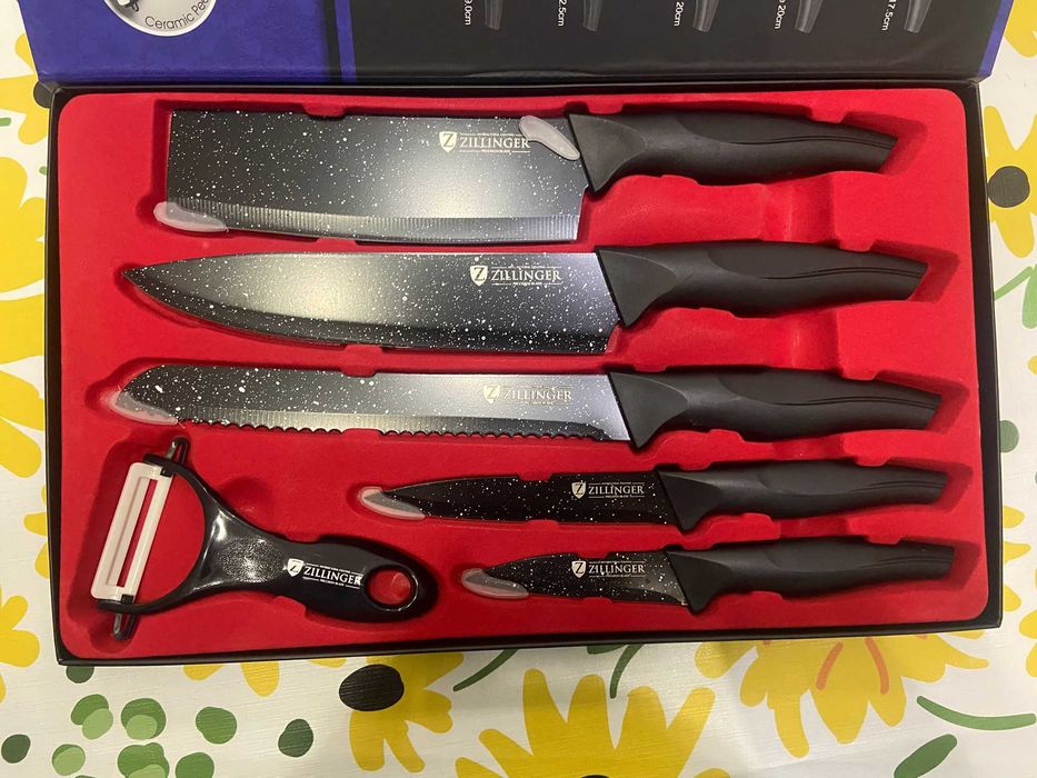 set cutite bucatarie 5 buc.