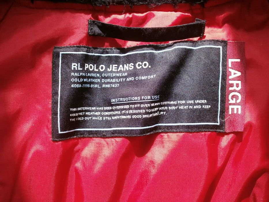 XL POLO Sport Down Дебела Парка Пухена с Качулка