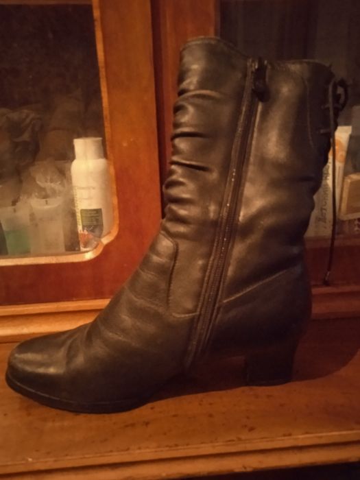 Сапоги зимние б/у.