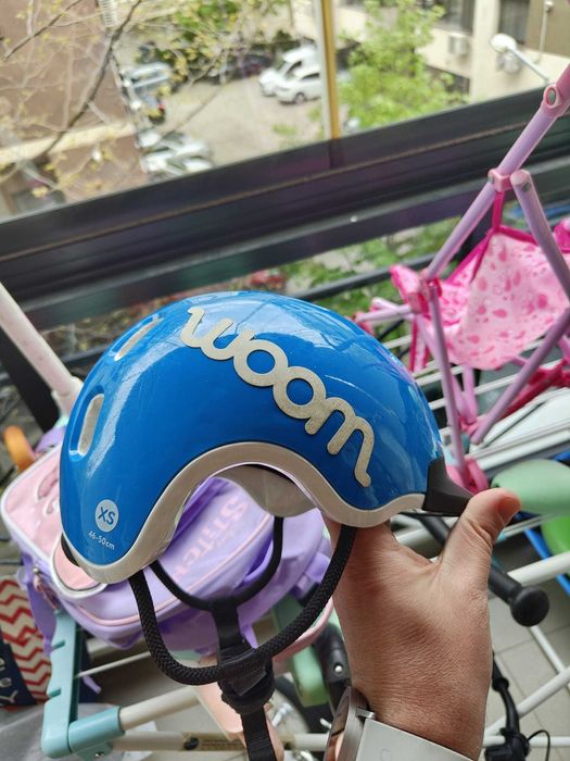 Vand Bicicleta Woom 1 + Casca XS Woom Albastra 1200 Ron stare f buna