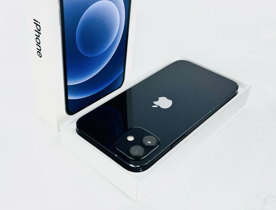 Apple iPhone 12 128GB Black Перфектен! Гаранция!