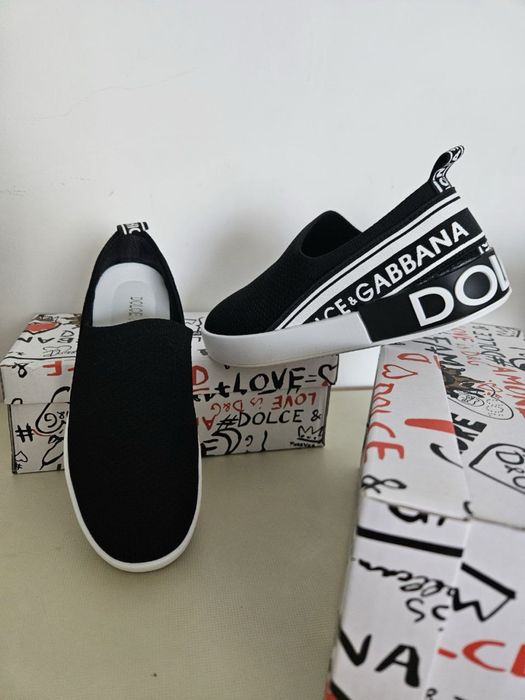 Кроссовки-слипоны dolce & gabbana
