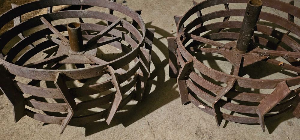 Метални колела за земекопна машина мото култиватор
