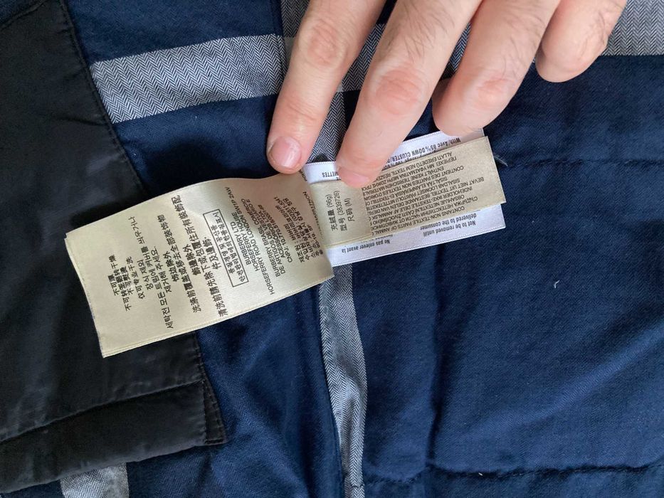 Оригинален BURBERRY BRIT мъжки пухен елек с гъши пух размер М