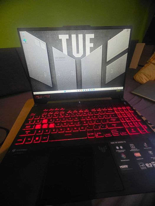 Laptop de gaming NOU - Asus TUF F15, Intel Core Ultra 9 270H - NVIDIA RTX 5060 8GB - 32GB RAM