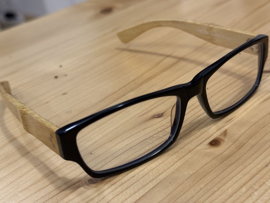 Ochelari Link cu Ramă din Bambus – Design Unic, Lentile cu Dioptrii