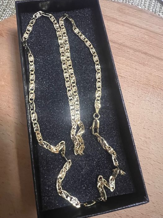 Златно синджирче Бохо 14к