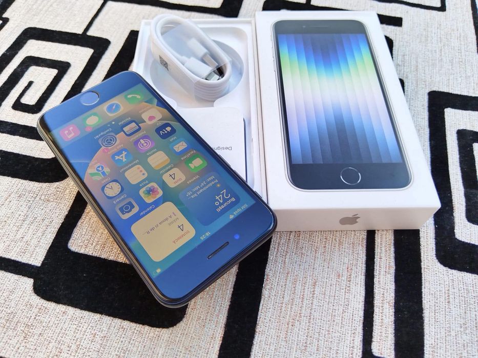 iPhone SE Black 64GB Battery100%