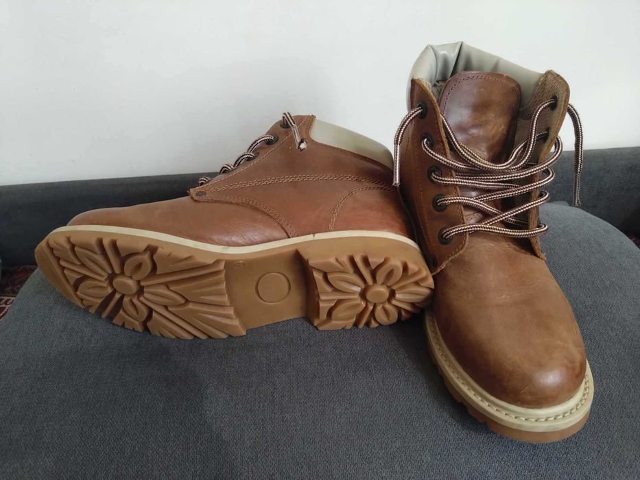 Bocanci damă, piele naturală, mărimea 40