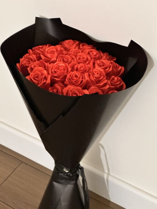 Букет цветов атласный