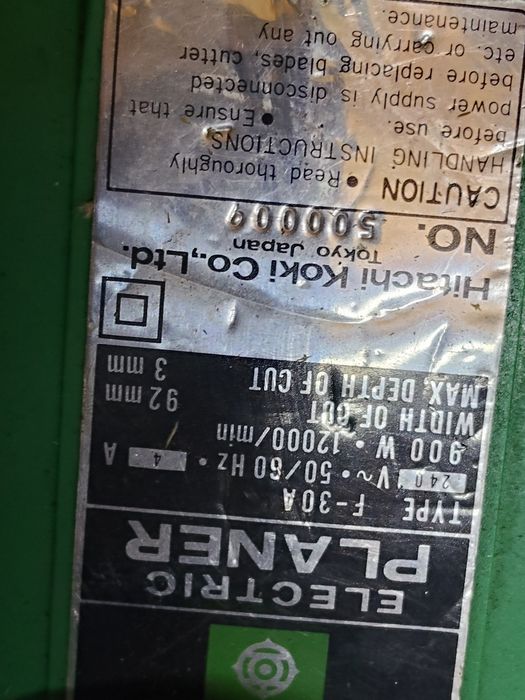 Rindea electrica HITACHI PLANER