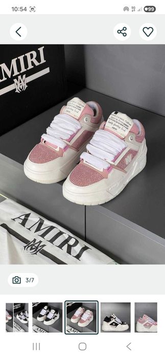 Amiri cristal roz si negru calitate premium