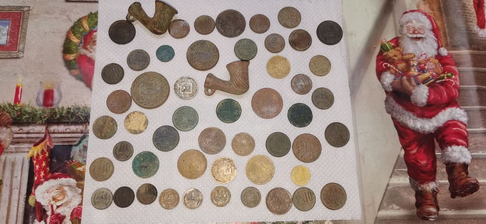 Лот от стари български монети