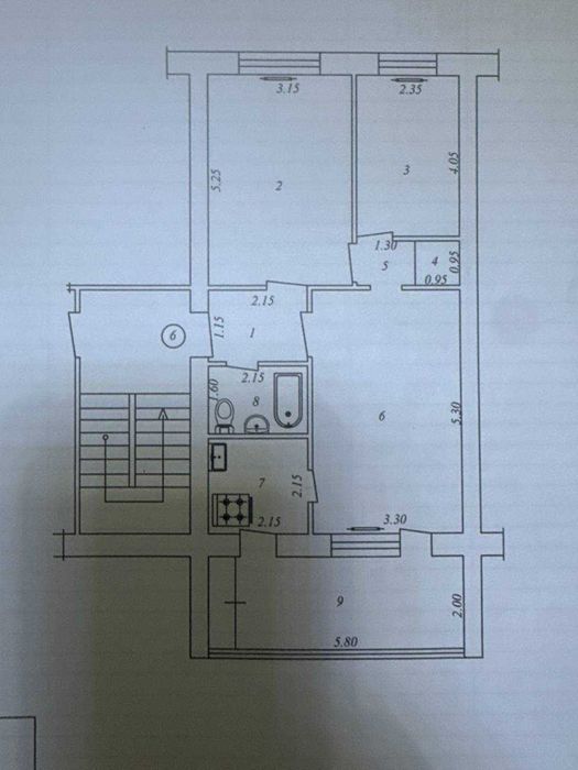 УНИКАЛЬНАЯ 3-КОМНАТНАЯ в Мирзо-Улугбекском районе!