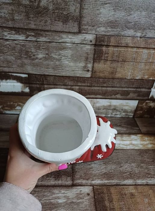 Порцеланов коледен ботуш