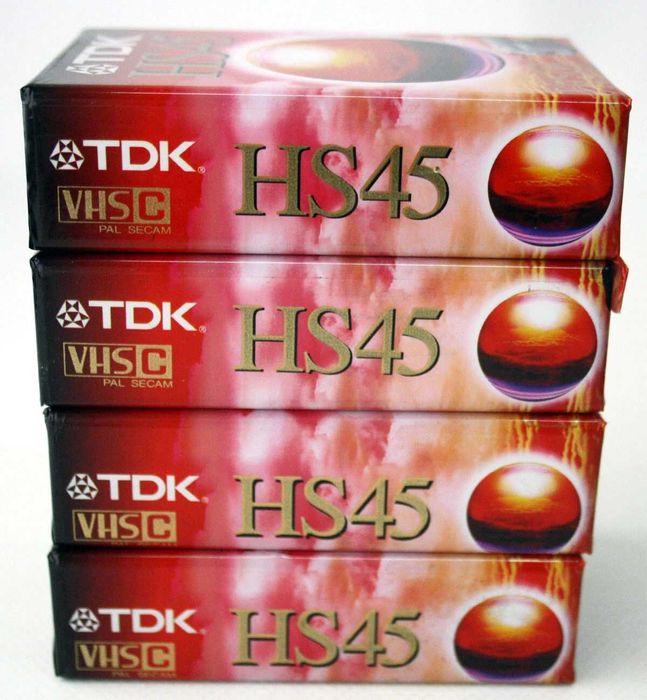 Set 3 mini-casete video TDK HS 45 - Made in Japan - sigilate !