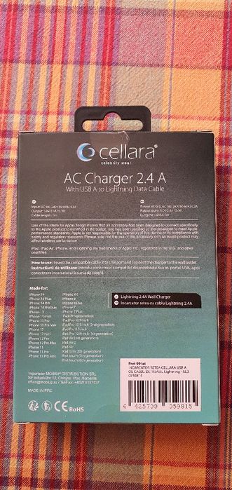 Cellara încărcător telefon nou