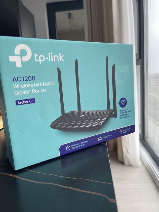 Router Wireless TP-Link AC1200 Archer C6 Gigabit