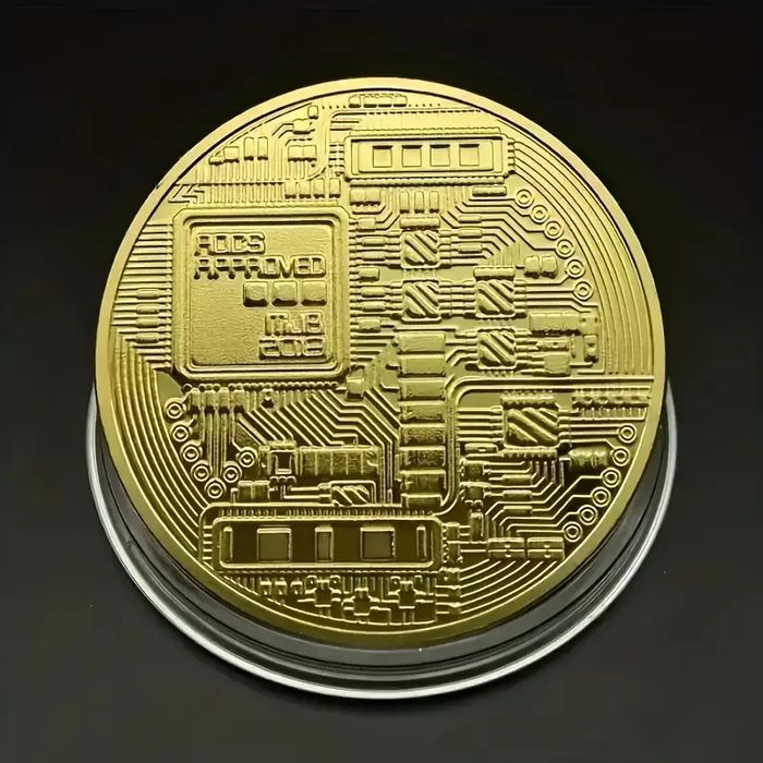 Bitcoin сувенирная монета
