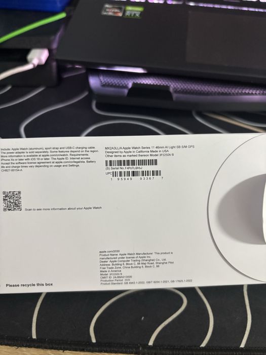 Apple watch 11 black